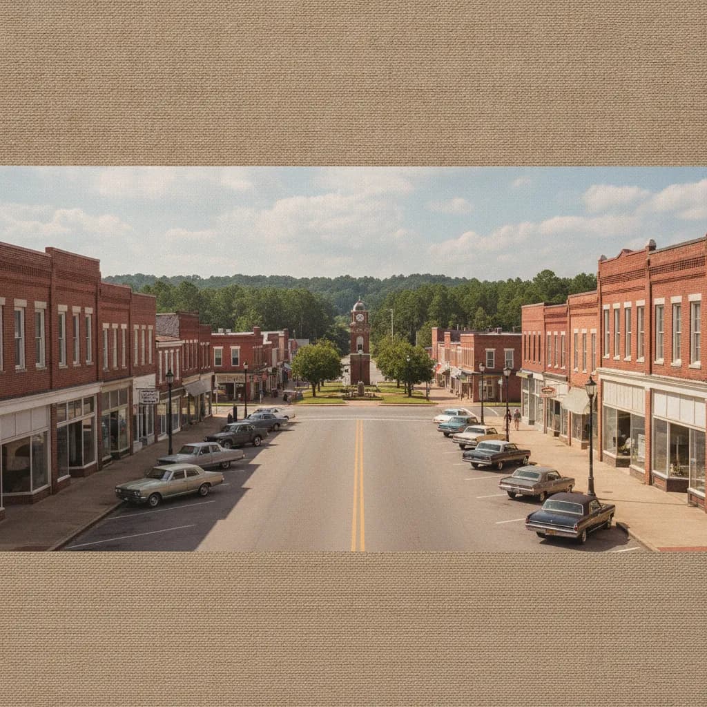 View of McComb, MS