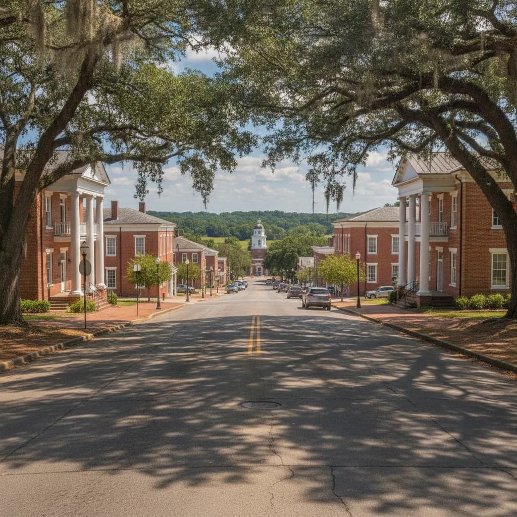 View of Mississippi State, MS