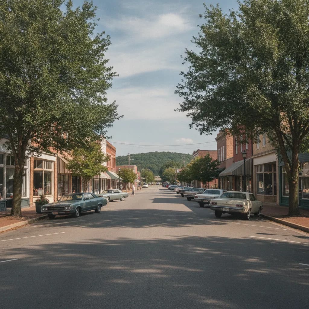 View of Ripley, MS