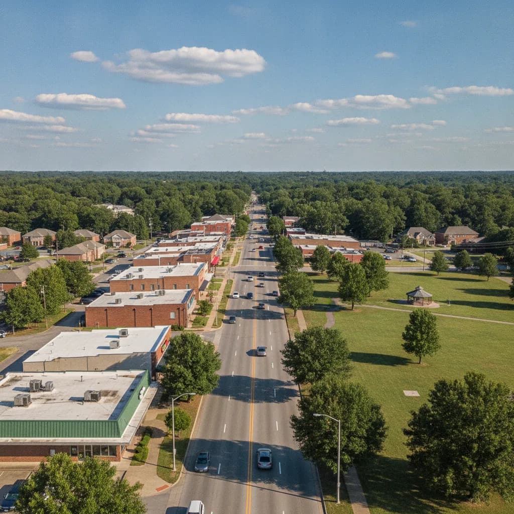 View of Southaven, MS