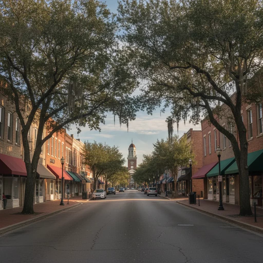 View of Starkville, MS