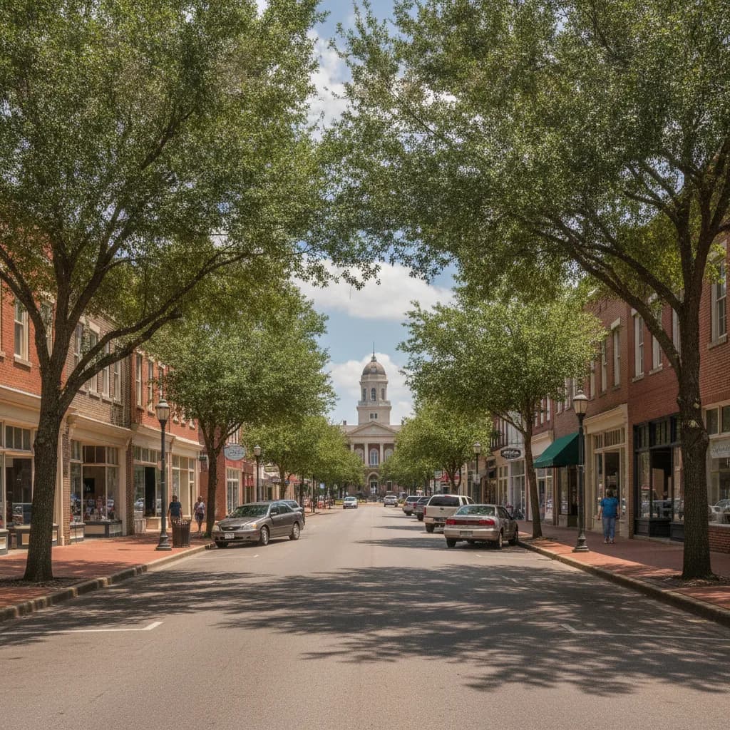 View of Tupelo, MS