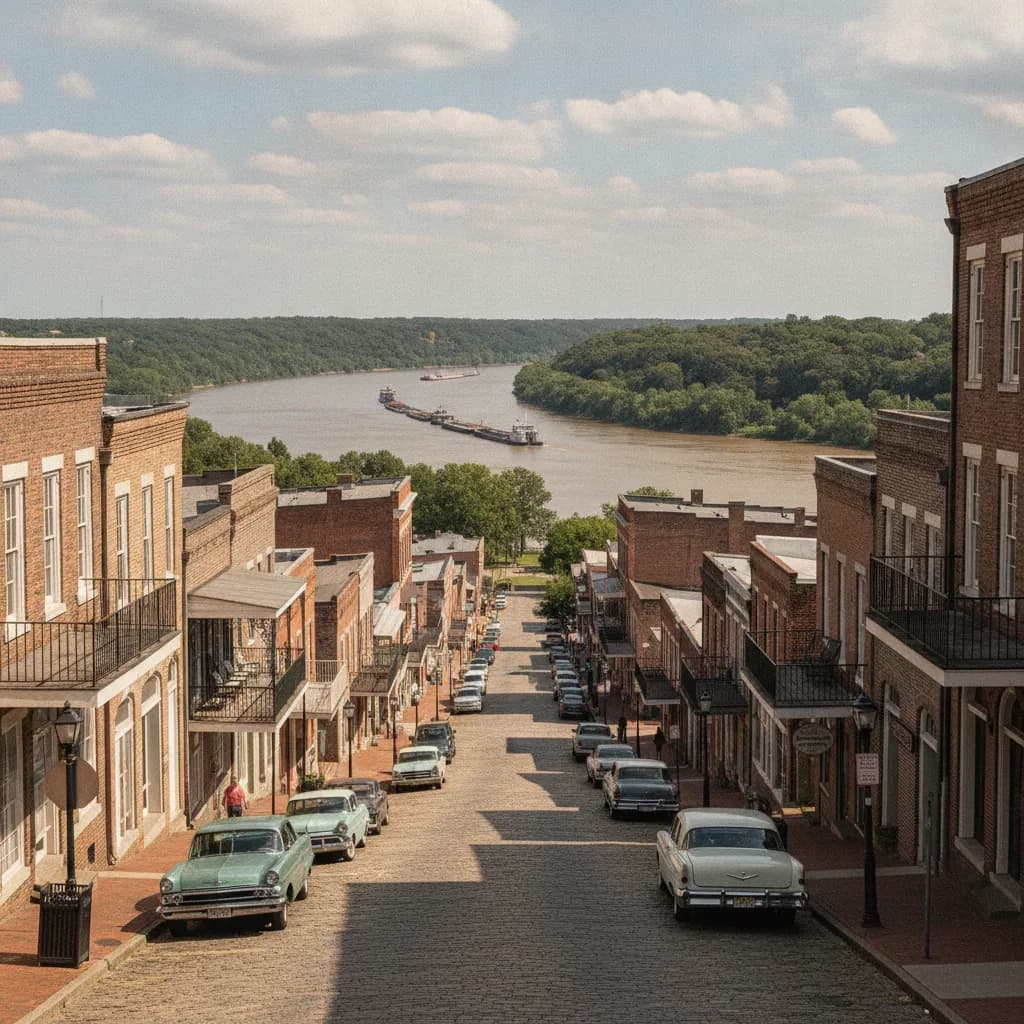 View of Vicksburg, MS