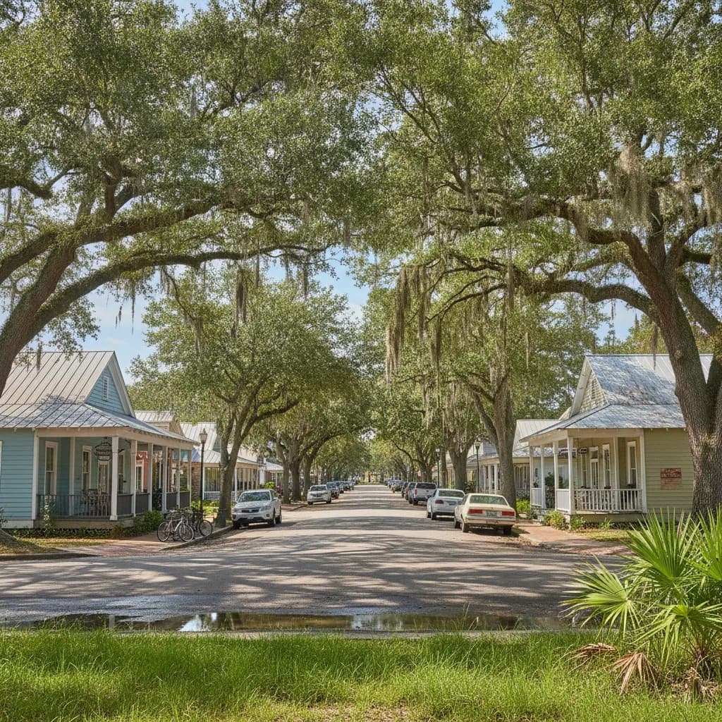 View of Waveland, MS