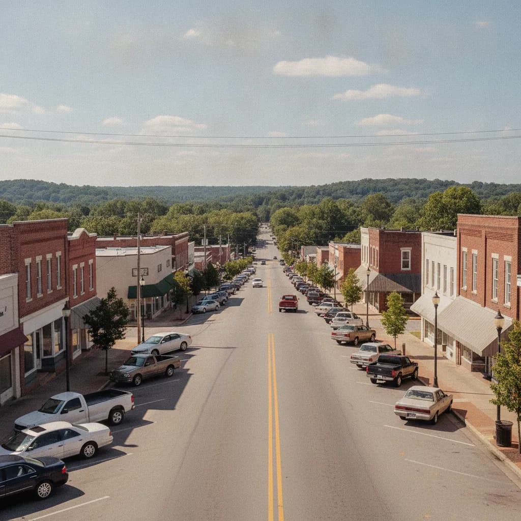 View of Waynesboro, MS