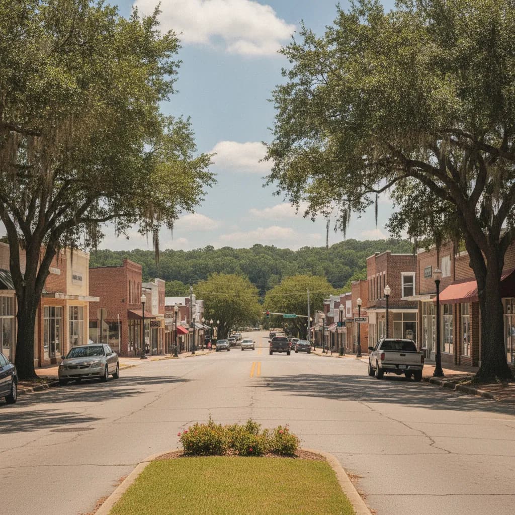 View of West Hattiesburg, MS