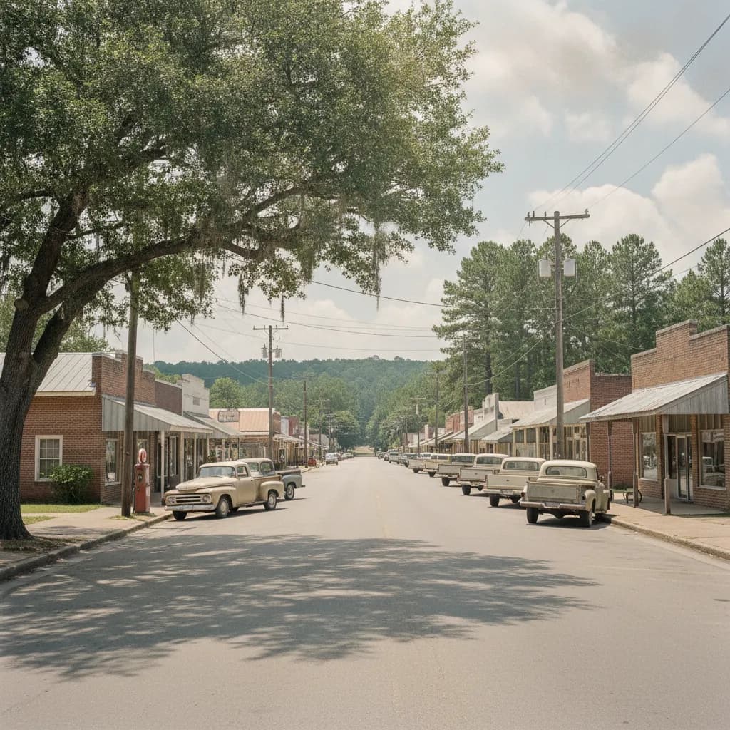 View of Wiggins, MS