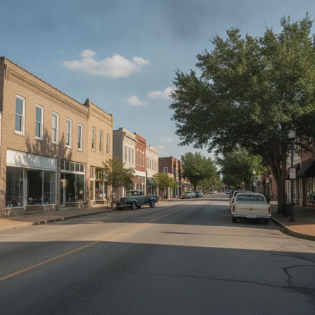 View of Winona, MS