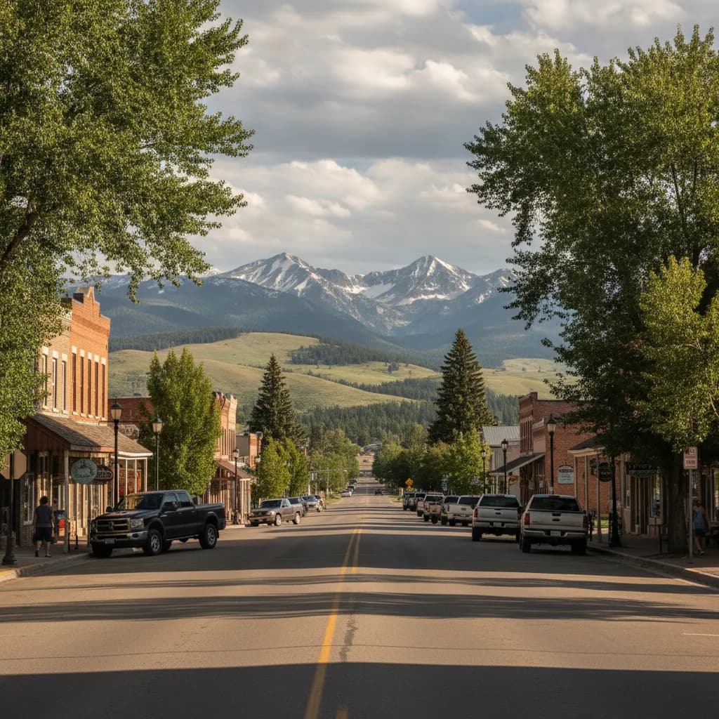 View of Belgrade, MT