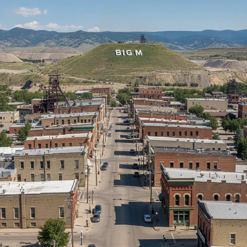 View of Butte, MT
