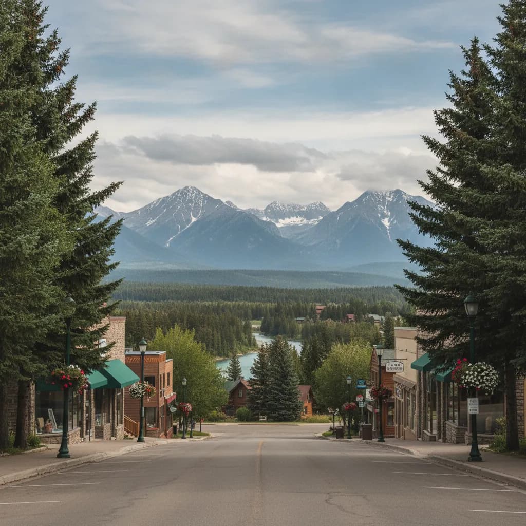 View of Evergreen, MT