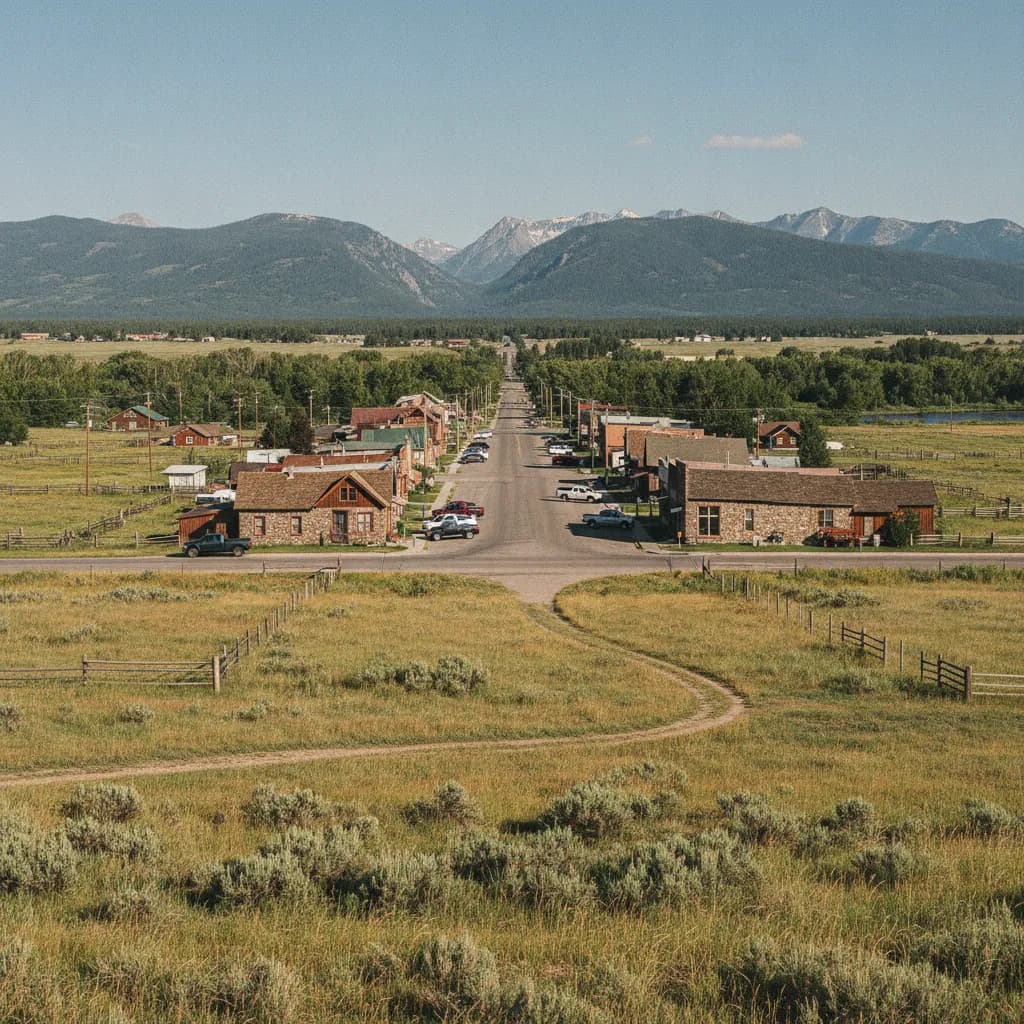 View of Four Corners, MT