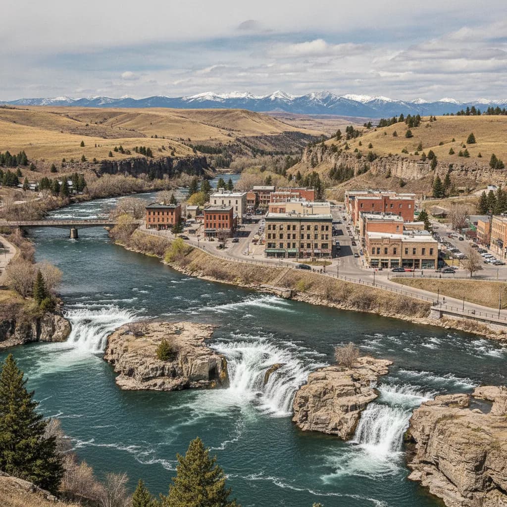 View of Great Falls, MT