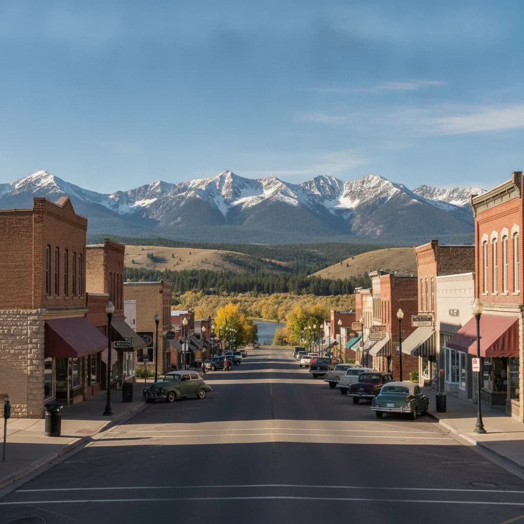 View of Hamilton, MT