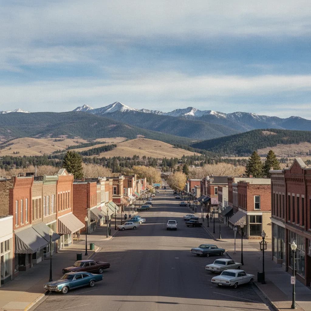View of Lewistown, MT