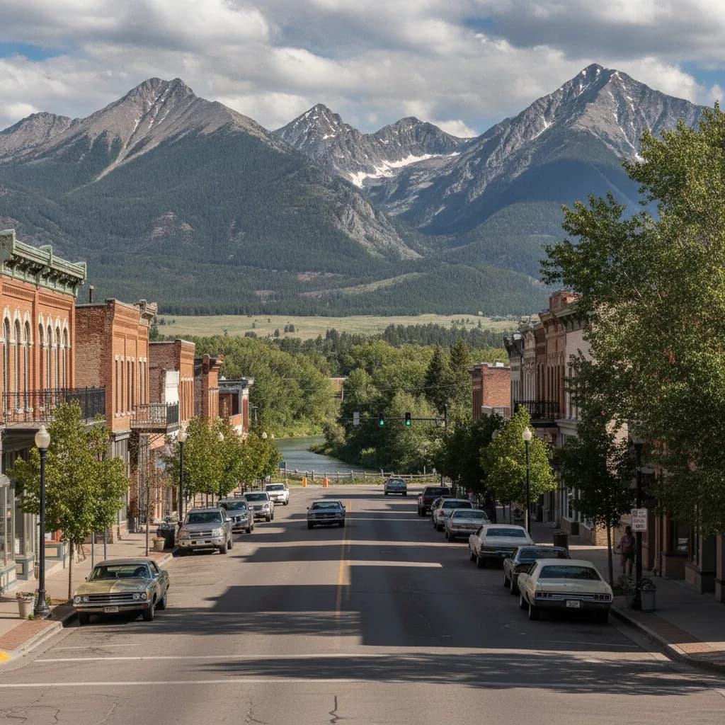 View of Livingston, MT