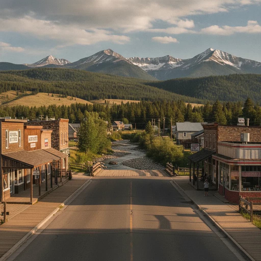 View of Lolo, MT