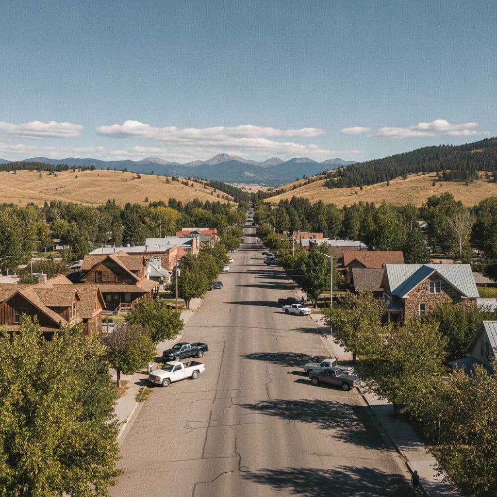 View of Orchard Homes, MT