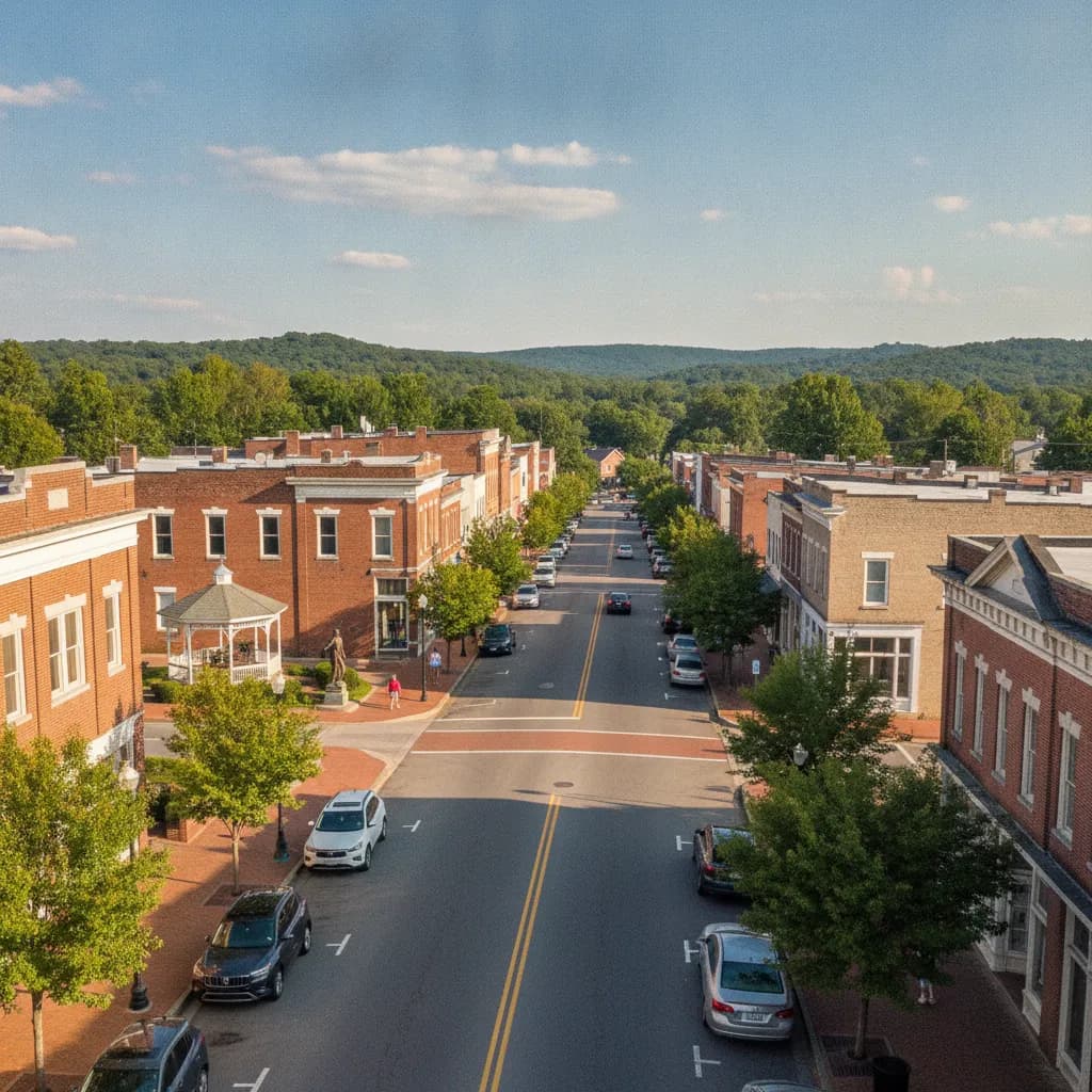 View of Albemarle, NC
