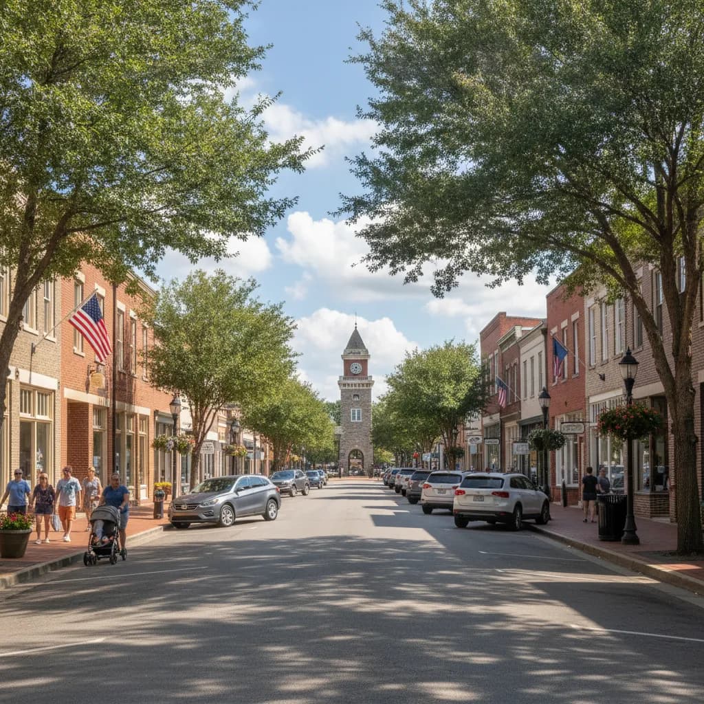 View of Apex, NC