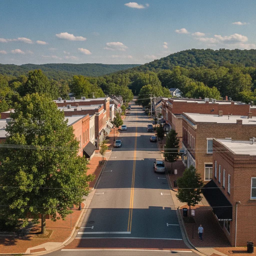 View of Asheboro, NC