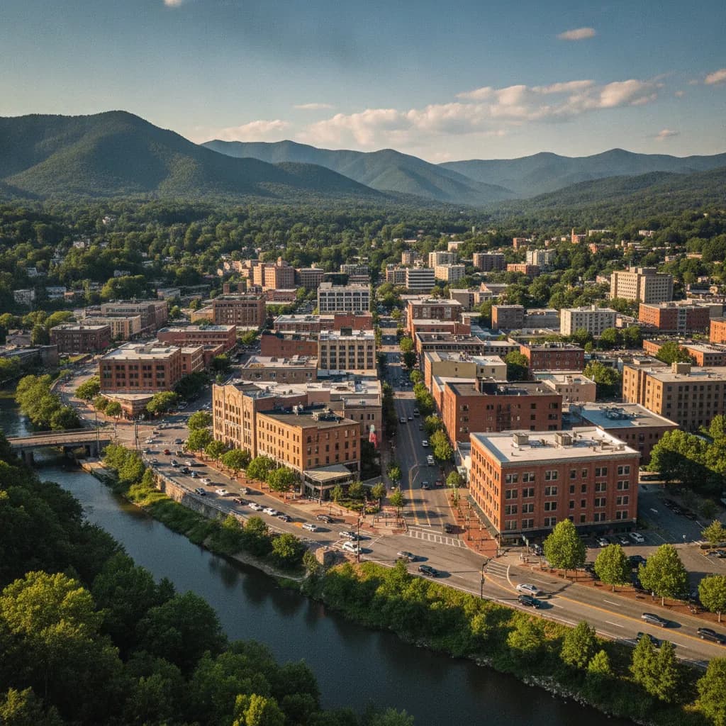 View of Asheville, NC