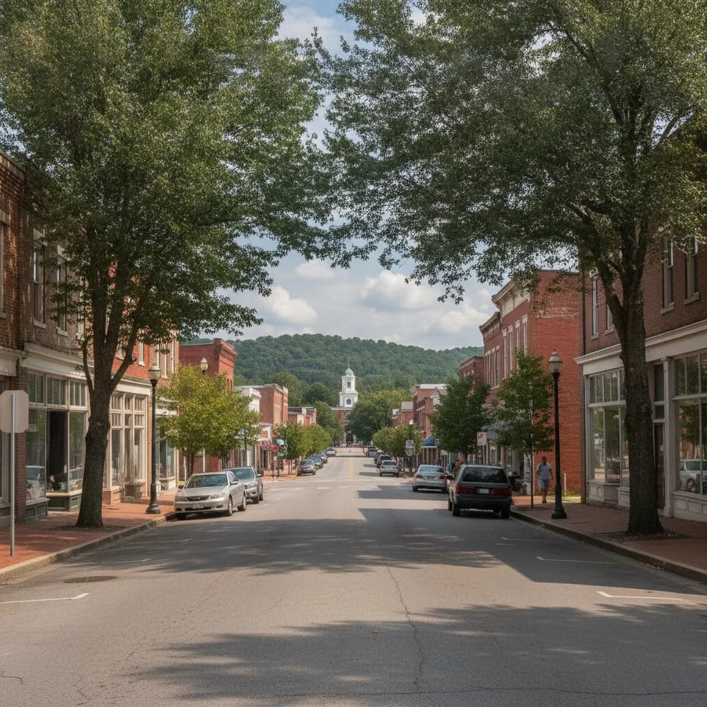 View of Benson, NC