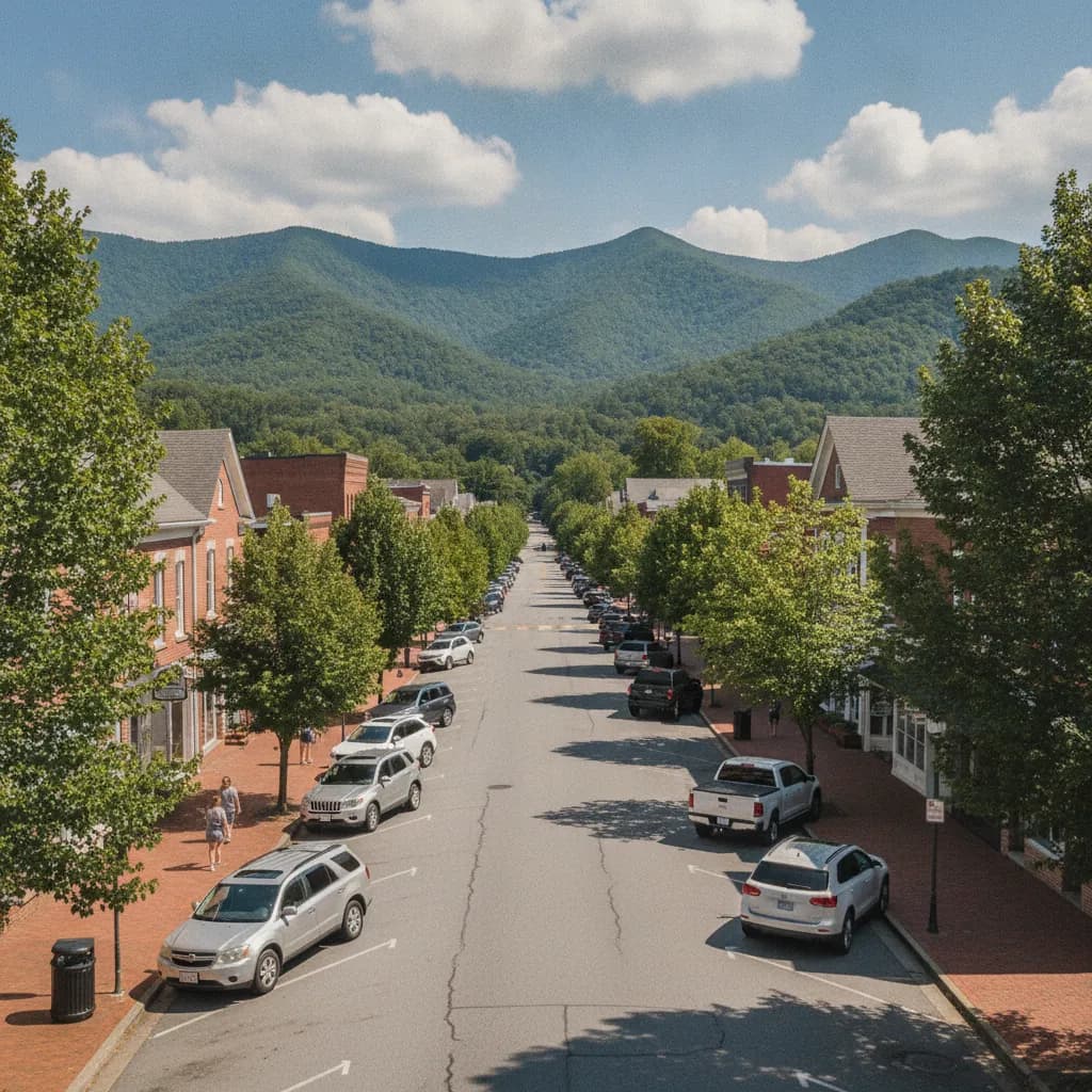 View of Black Mountain, NC