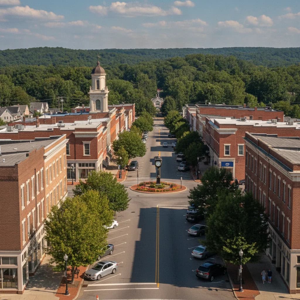View of Burlington, NC