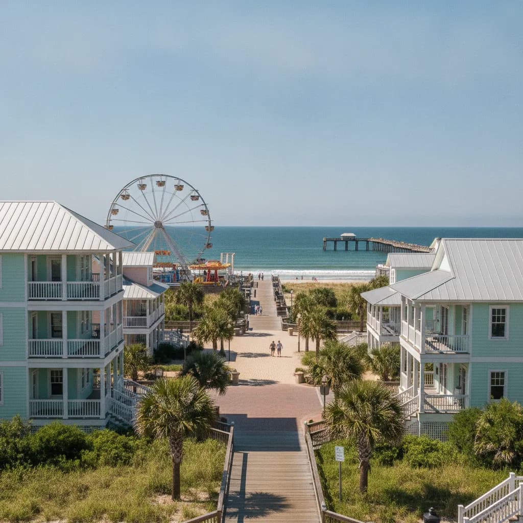 View of Carolina Beach, NC