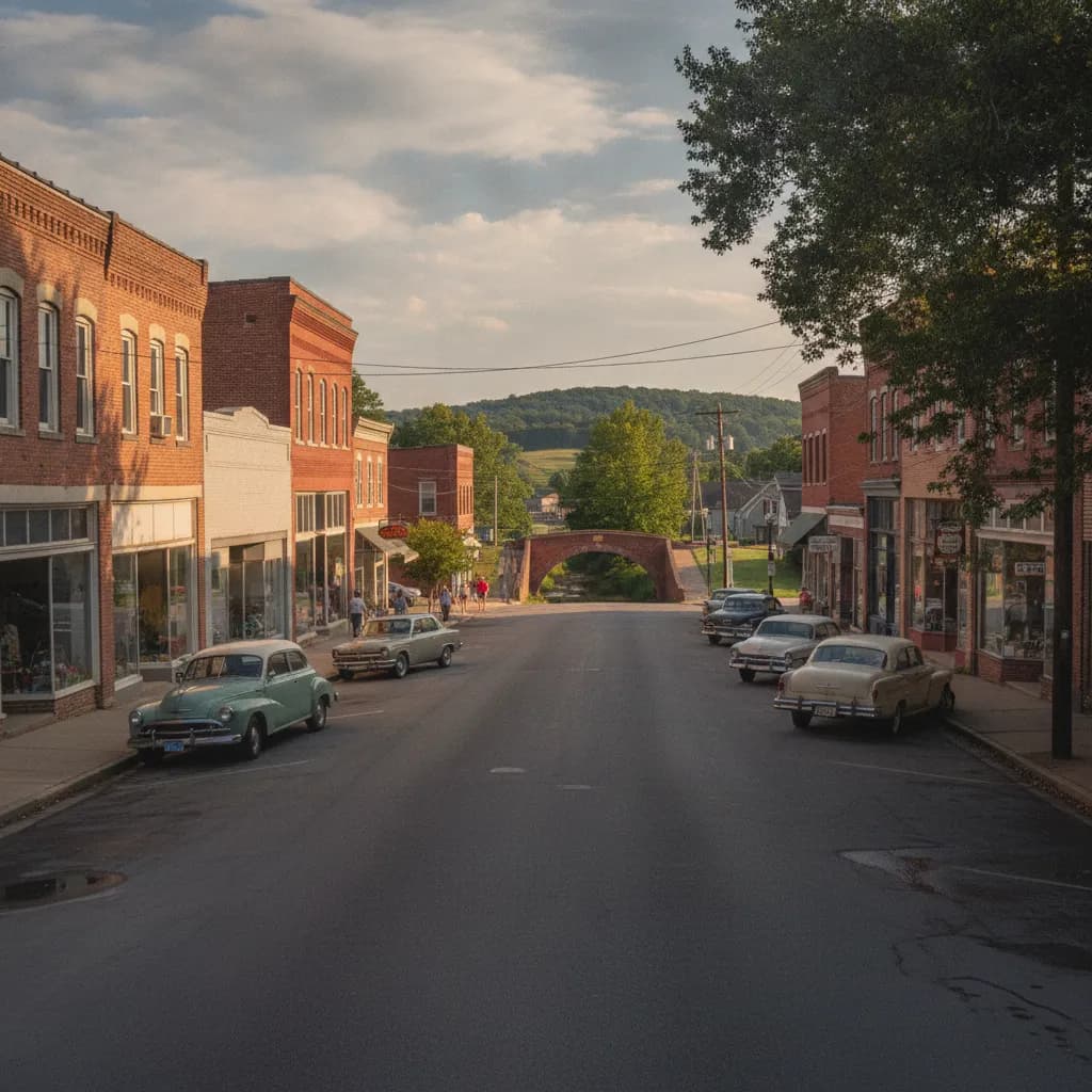 View of China Grove, NC