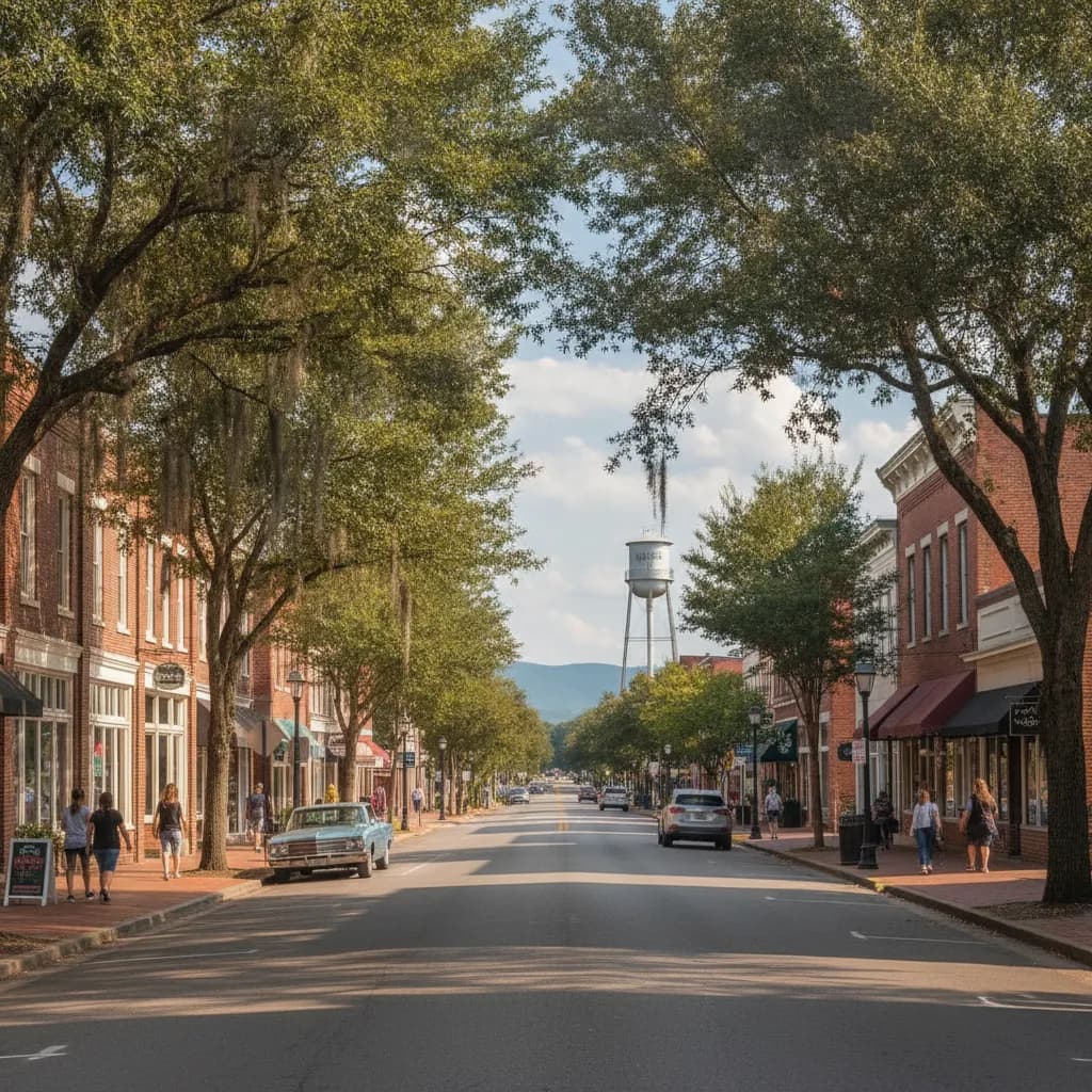 View of Clayton, NC