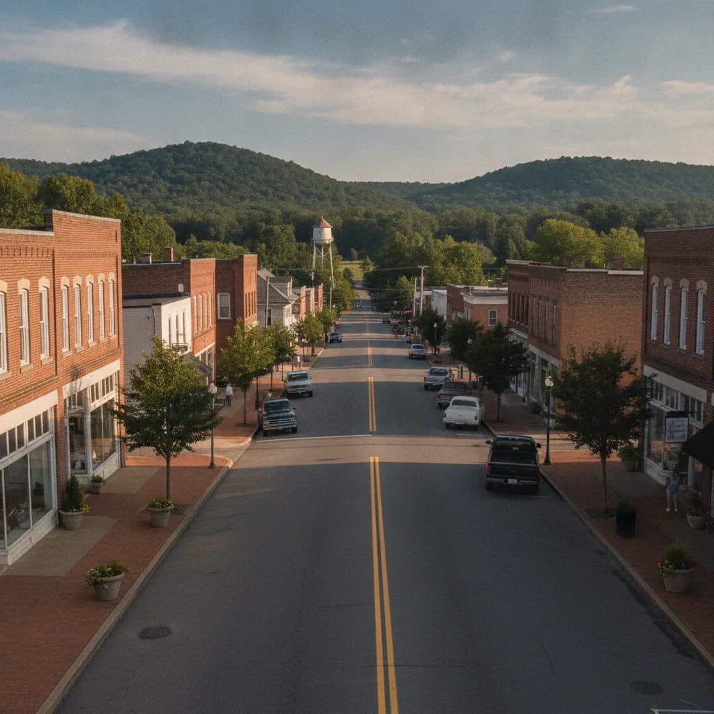 View of Cramerton, NC