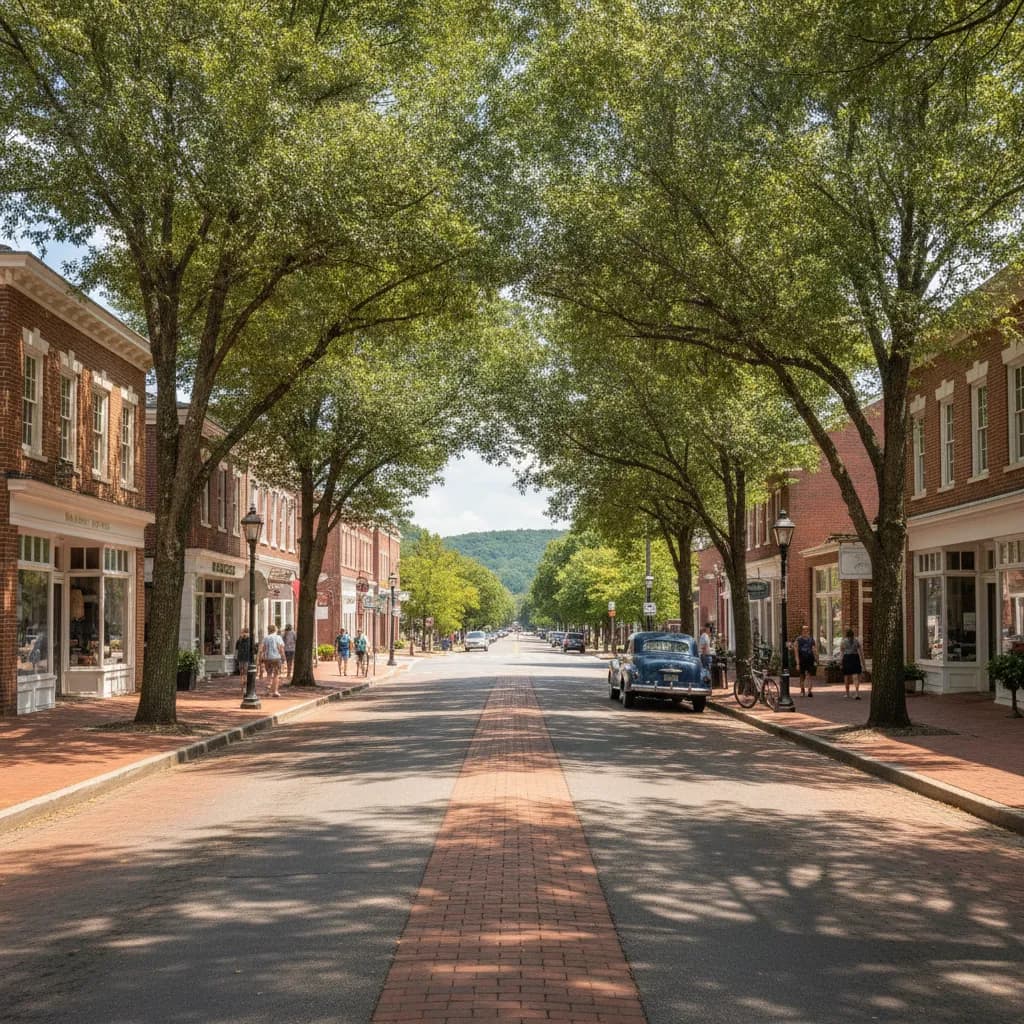 View of Davidson, NC