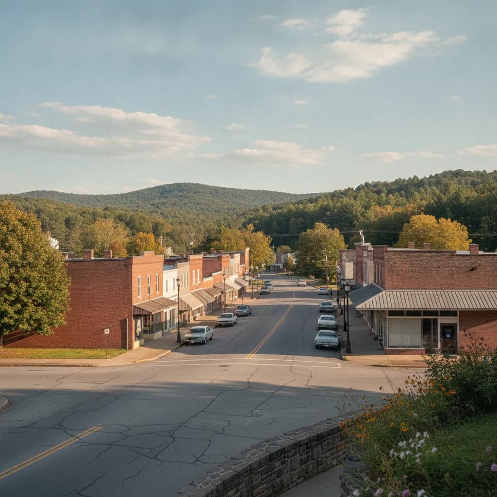 View of East Flat Rock, NC