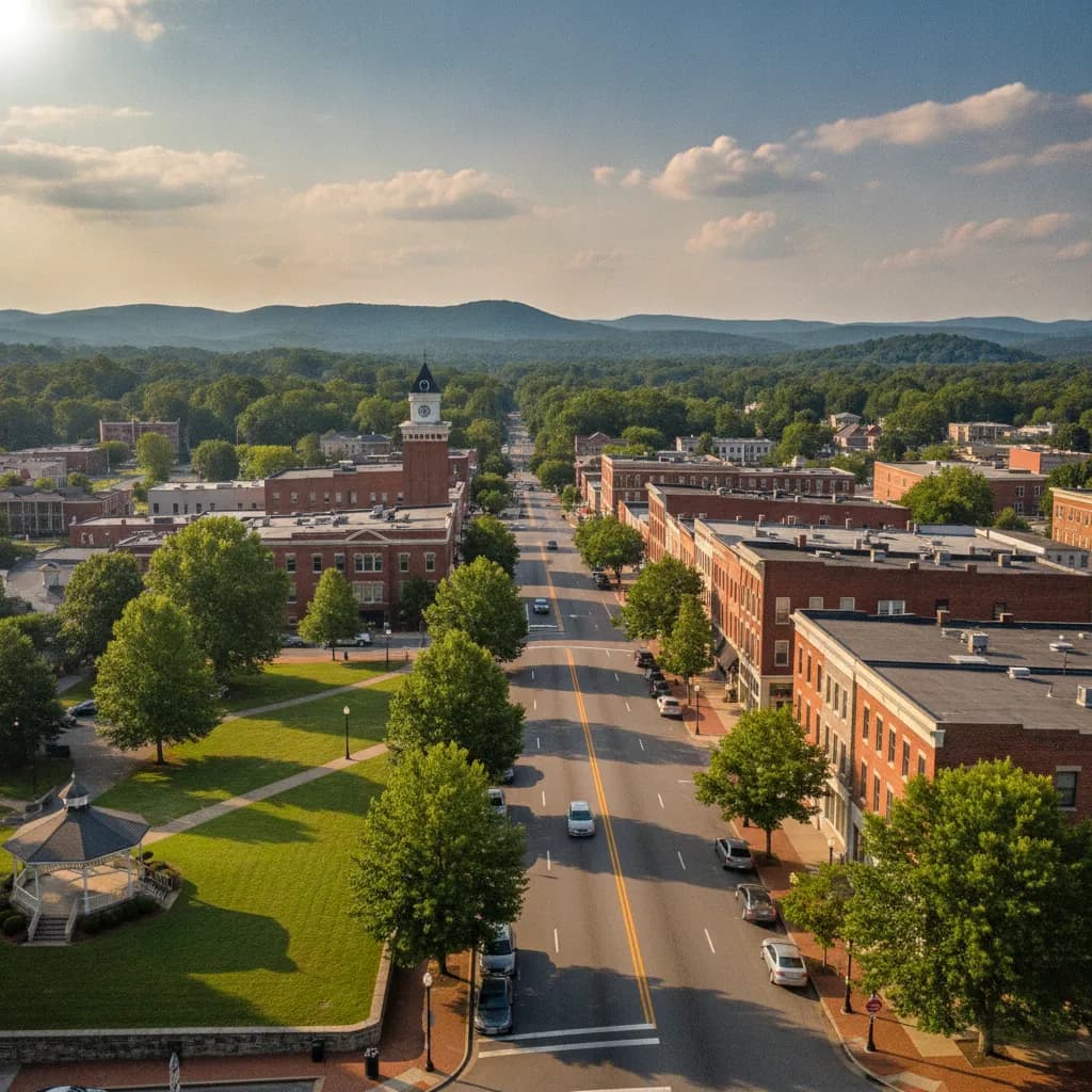 View of Gastonia, NC