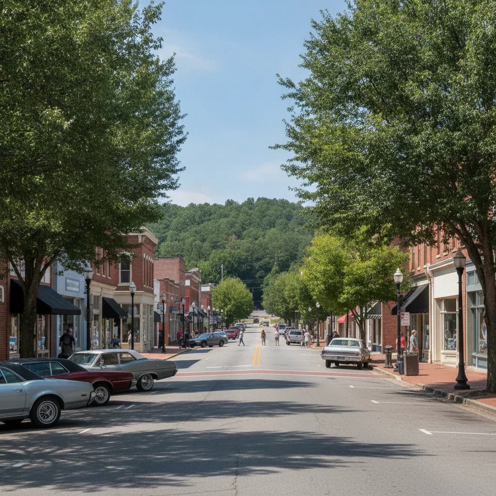 View of Graham, NC