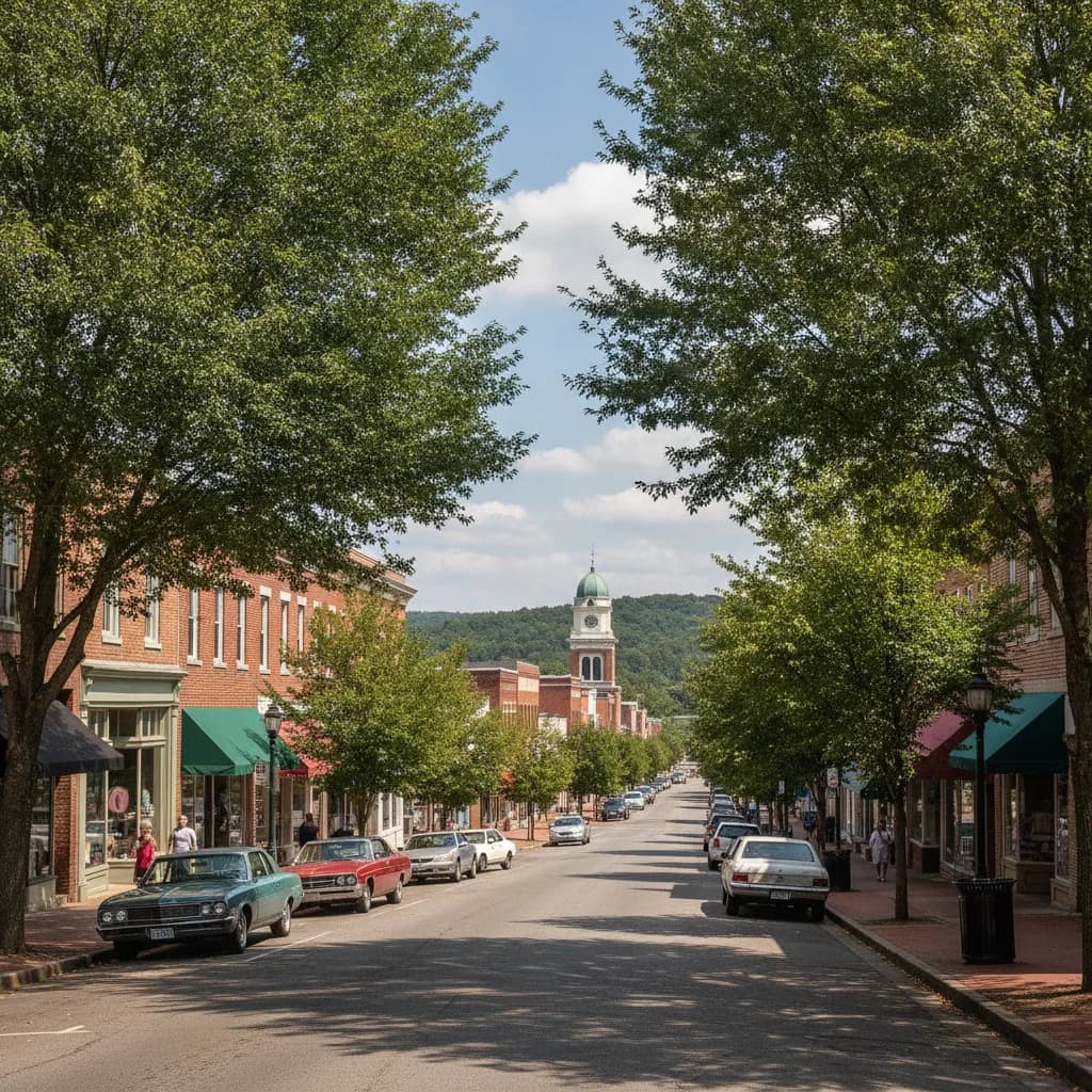 View of Hickory, NC