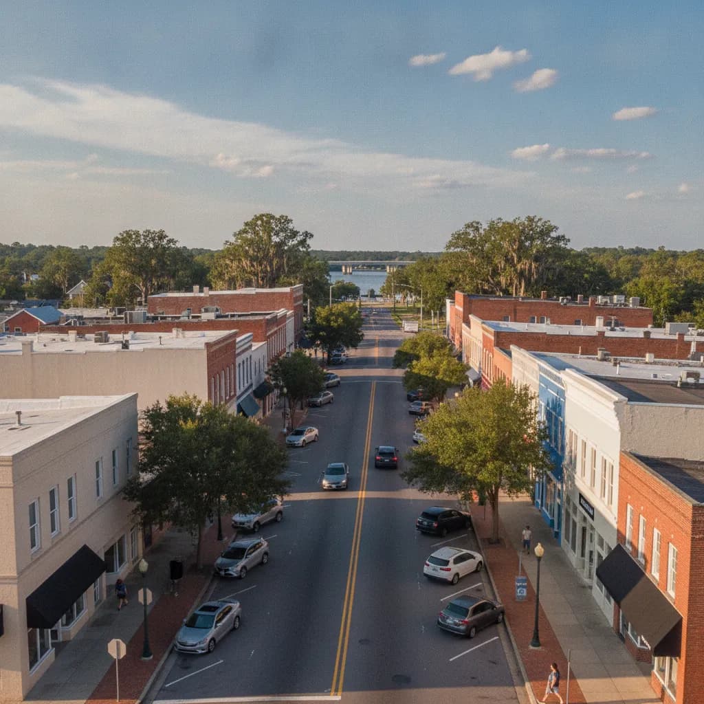 View of Jacksonville, NC