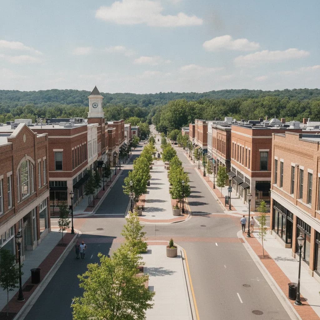 View of Kannapolis, NC