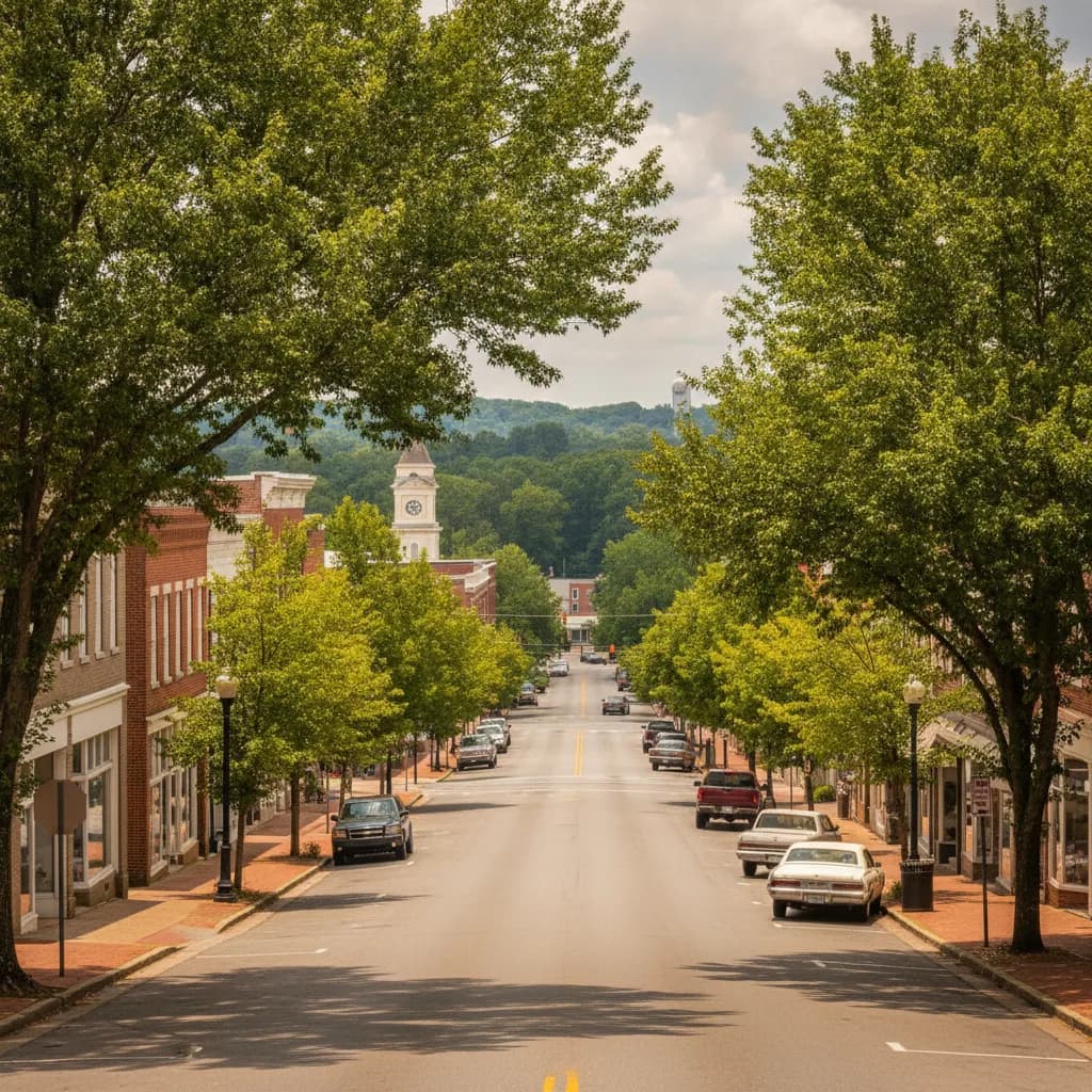 View of Kernersville, NC