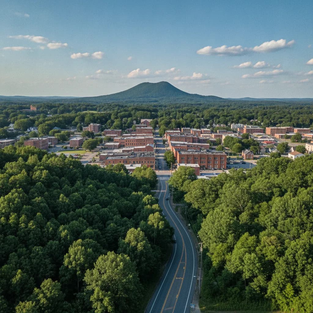 View of Kings Mountain, NC