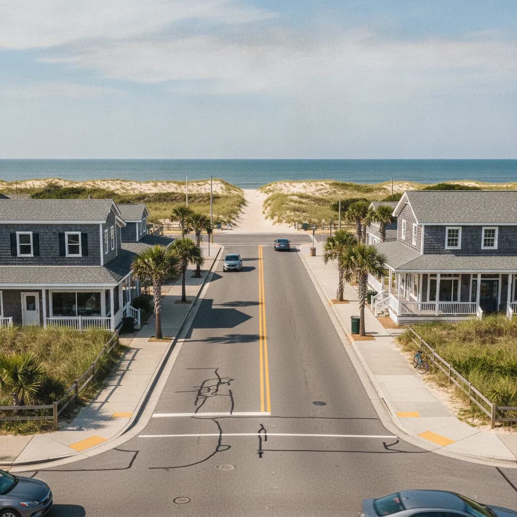 View of Kitty Hawk, NC