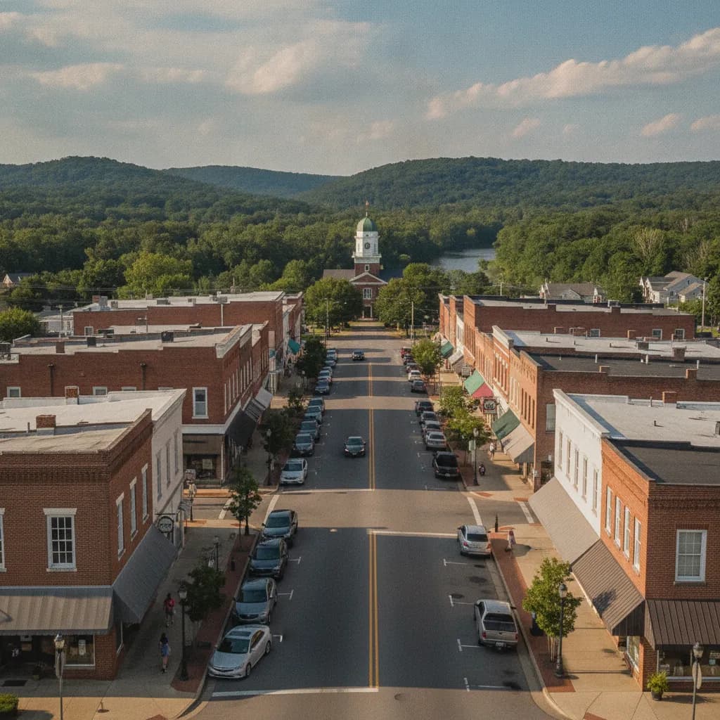 View of Lillington, NC
