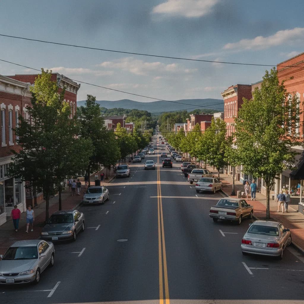 View of Lincolnton, NC