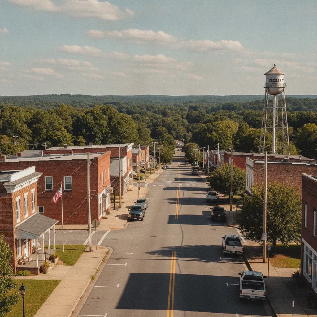 View of Locust, NC