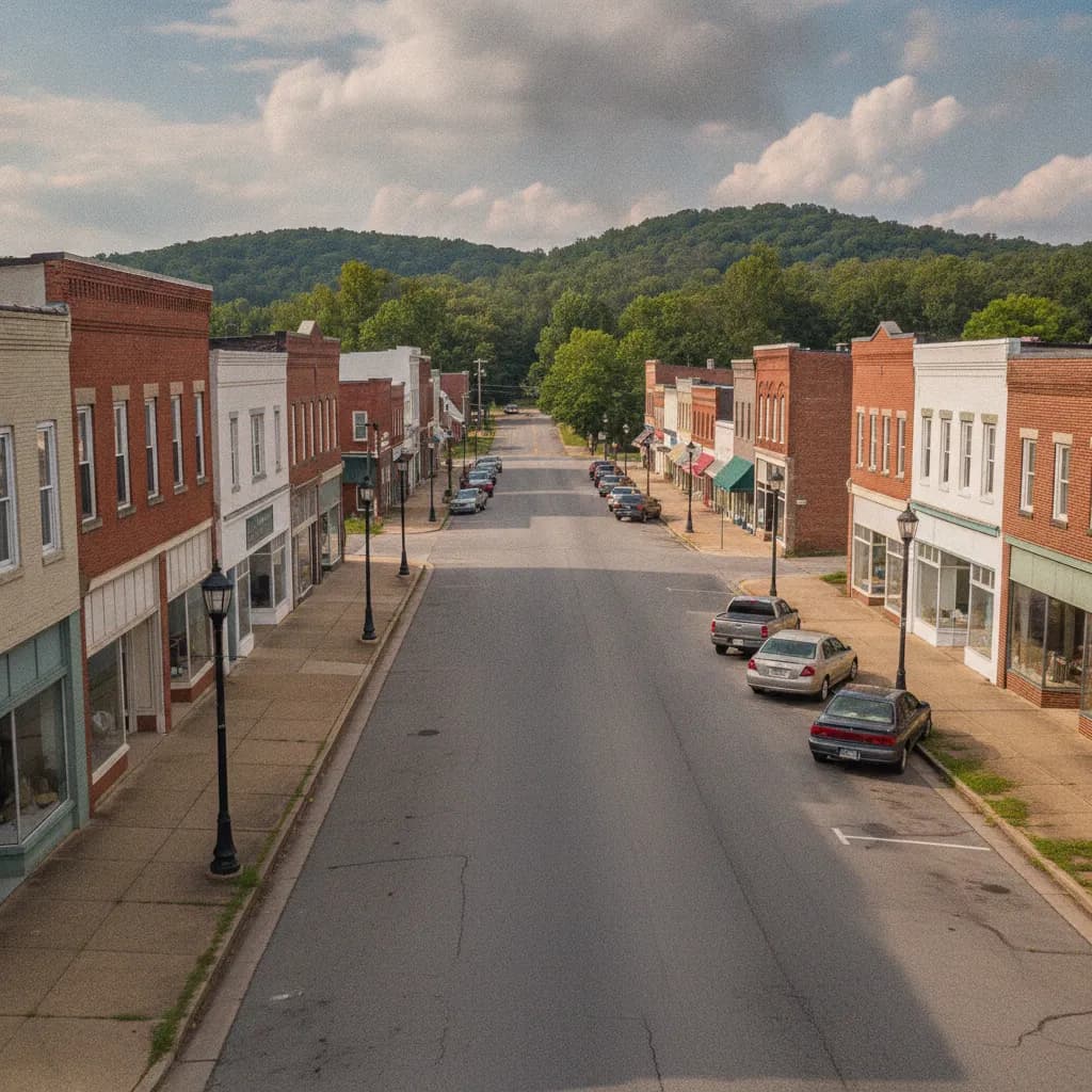 View of Lowell, NC