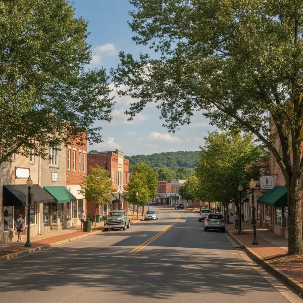 View of Maiden, NC