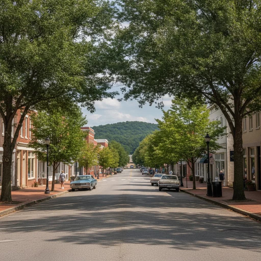 View of Mocksville, NC