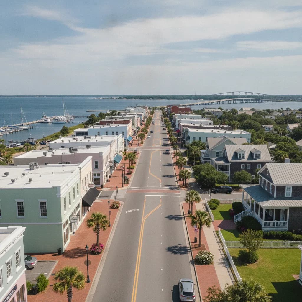 View of Morehead City, NC